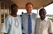 Francis Wahome, Tearfund  Country Representative, Sierra Leone,  Richard Teare and Francis Njoroge, CCMP